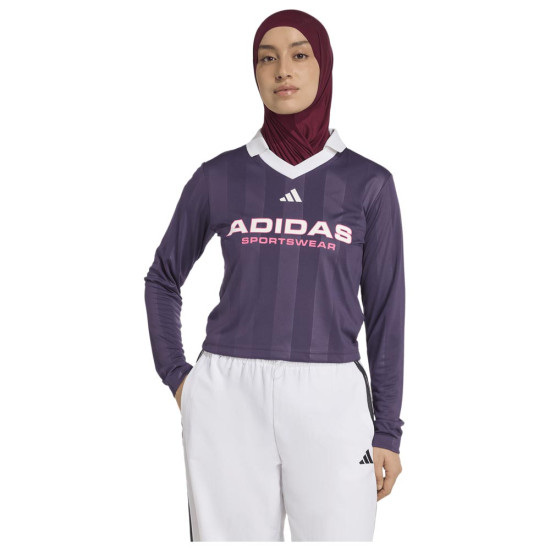 Adidas Γυναικεία μακρυμάνικη μπλούζα House of Tiro Long Sleeve Polo Tee